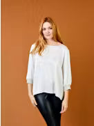 GISELE SATIN TOP-Beige
