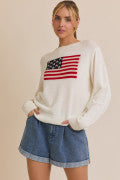 American Flag Sweater