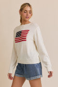 American Flag Sweater