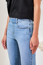 Audrey Pull-On Denim Pedal Pusher
