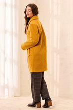 L/S SINGLE BREAST COAT W/LINING-Amber