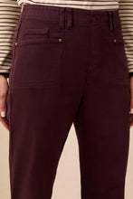 5 PKT PULL ON ANKLE PANT-Fudge