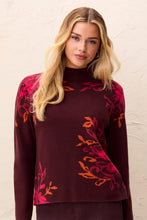 L/S FUNNEL NK SWEATER-Fudge