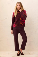 L/S FUNNEL NK SWEATER-Fudge