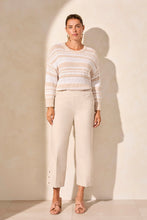 Flatten It® Pull-On Capri With Eyelets-FrenchOak