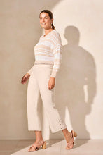 Flatten It® Pull-On Capri With Eyelets-FrenchOak