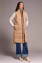 Long Zip-Front Quilted Vest-Icelatte