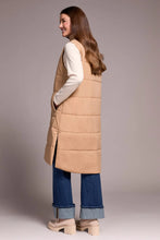 Long Zip-Front Quilted Vest-Icelatte