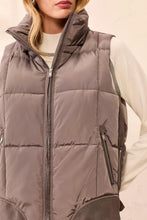 Puffer Vest w/Removable Hood-Tornado