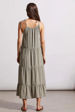 Dried Sage-DRESS WITH ADJUSTABLE STRAPS