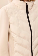 L/S ZIP FRT PUFFER W/REMOVABLE HOOD-Moonstone