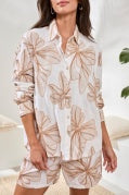 L/S BTN FRT BLOUSE-White