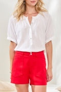 FLY FRT SHORT W/ POCKETS-SANGRIA