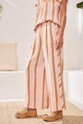 PULL ON FLOWY WIDE PANT W/PKTS-SAHARABEIGE