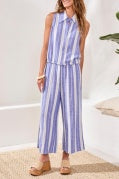 WEAR 2 WAYS WIDE LEG PANT W/ SLIT-MARINA