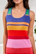 U- NECK SWTR CAMI -MOJITOMULTI