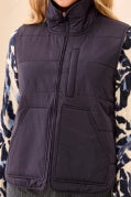 PACKABLE PUFFER VEST-Sapphire