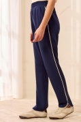 PULL ON ANKLE PANT W/POCKETS-Jet Blue