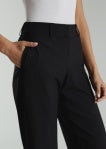 Zuma High-Waisted Trouser Pant-Black
