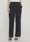 Zuma High-Waisted Trouser Pant-Navy (30" Length)