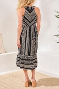 HALTER DRESS-BLACK