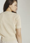 Selene Open Knit Top-Cream