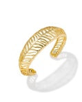 TIGER STRIPED MIKKI CUFF BRACELET GOLD S/M