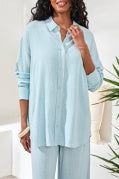 L/S BTN FRT SHIRT W/ BACK PLACKET-LTAQUASKY