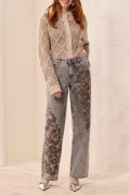 Brooke Super Embellished Straight Denim