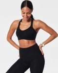 Spanx® Flexfeel Medium Impact Sports Bra-Black