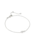 CROSS INLINE BRACELET-Silver