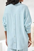L/S BTN FRT SHIRT W/ BACK PLACKET-LTAQUASKY