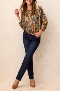 Sophia 32 Inch Straight Leg Jeans-DeepOcean
