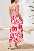 SLVLESS DRESS W/LINING-CANVAS