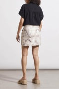 French Oak PRINTED PULL-ON SKORT WITH POCKETS