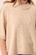 LOFTY ELBOW SLV CREW NK SWEATER-H Pashmina