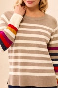 L/S CREW NK SWEATER-Fossil