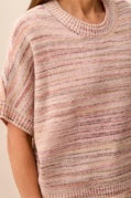 EXTENDED SLV CREW NECK SWEATER-Pashmina