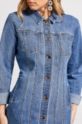 DENIM DRESS JACKET-PORTBLUE