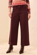 Comfort Stretch High Rise Palazzo Pants-Fudge