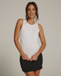 MODAL RELAXED CREWNECK TANK-White