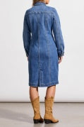 DENIM DRESS JACKET-PORTBLUE