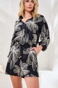 PULL ON SHORT W/ DRAWCORD-Black