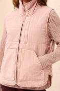 PACKABLE PUFFER VEST-VioletIce
