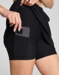 Spanx Airessentials® French Rib Skort, 15"-Black