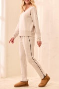 PULL ON ANKLE PANT W/POCKETS-SandDune
