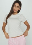 MODAL CLASSIC TEE-Heather Grey