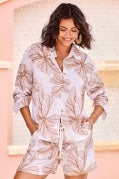 L/S BTN FRT BLOUSE-White