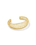 TIGER STRIPED MIKKI CUFF BRACELET GOLD S/M