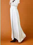 GRENADA SATIN MAXI SKIRT-Beige